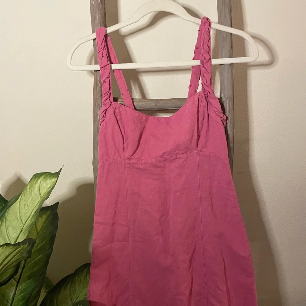 COPY - Zara Linen Dress - Picture 3 of 5